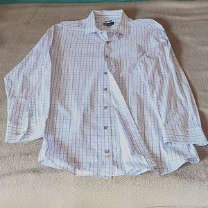 bar III Slim Fit Stretch Large Men's Long Sleeve Dress Shirt